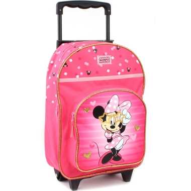 Disney minnie mouse trolley reiskoffer rugtas voor kinderen
