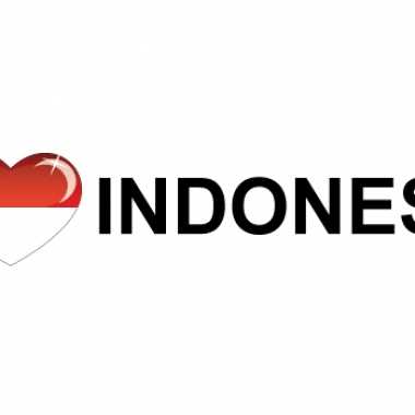 I love indonesia sticker