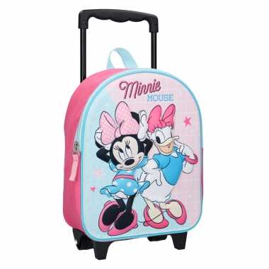Minnie mouse handbagage reiskoffer trolley 31 cm voor kinderen 10218632