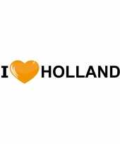 15x i love holland oranje sticker 19 6 x 4 2 cm