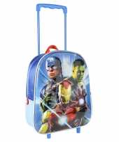 Marvel the avengers trolley reiskoffer rugtas voor kinderen