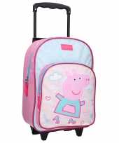 Peppa pig handbagage reiskoffer trolley 38 cm voor kinderen
